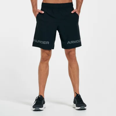 UNDER ARMOUR Men's Woven Graphic Wordmark Shorts